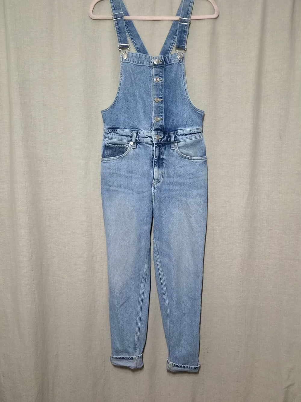 We The Free Shelby Denim Overalls Size 28